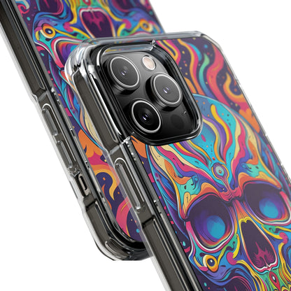 Flaming Skull iPhone 14 Pro Max Case - Impact