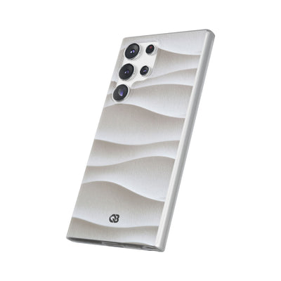Sculpted Dune Relief · Lite Phone Case for Samsung · White