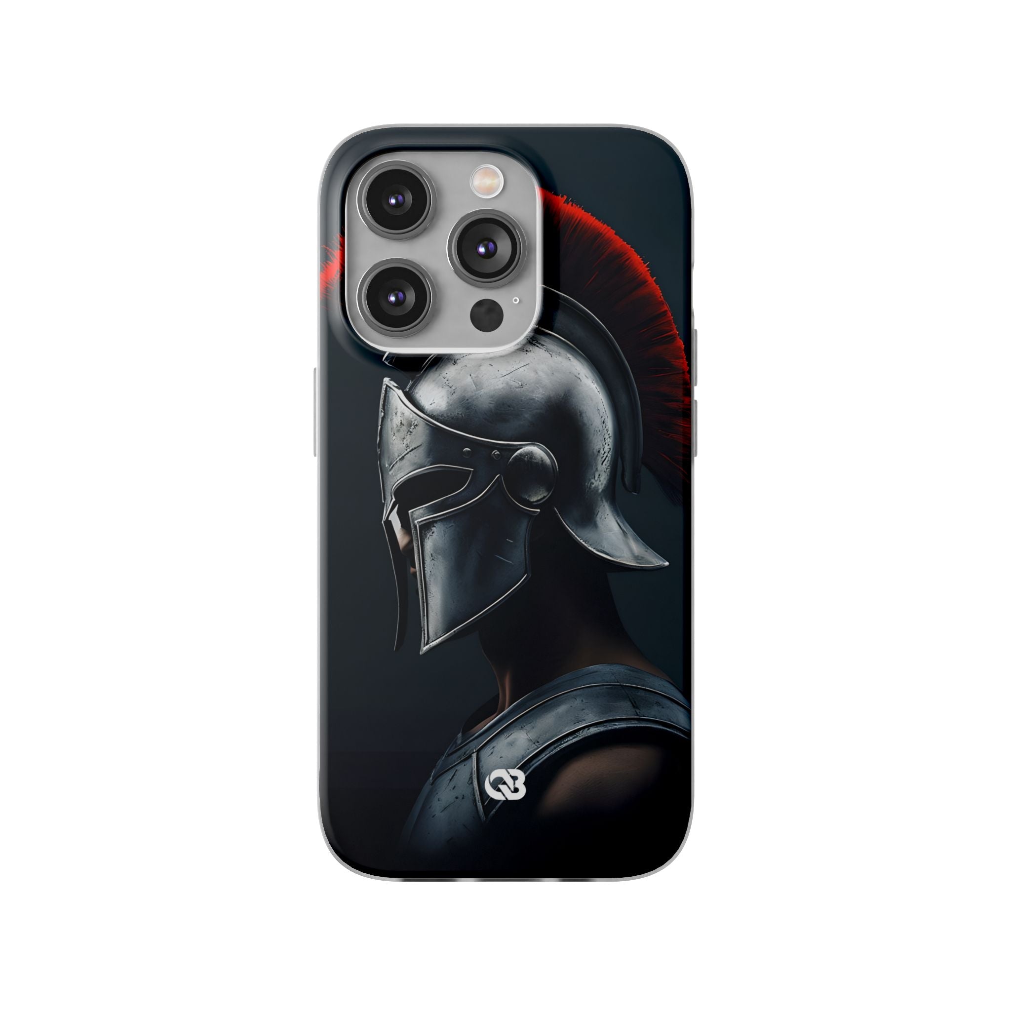 Steel Spartan Plume · Soft Phone Case for iPhone