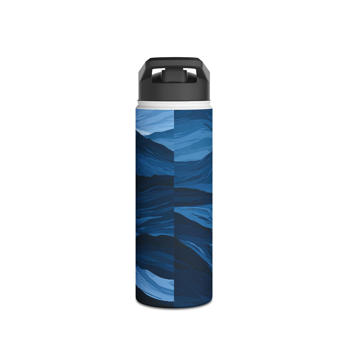 Cerulean Ridges · Insulated Water Bottle · Blue