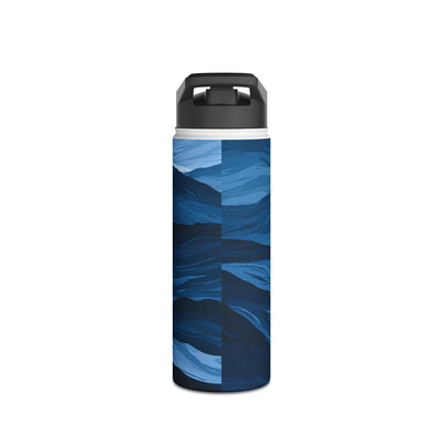 Cerulean Ridges · Insulated Water Bottle · Blue
