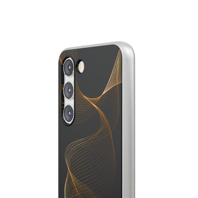 Gold Lite Phone Case for Samsung - Burnished Bronze Helix