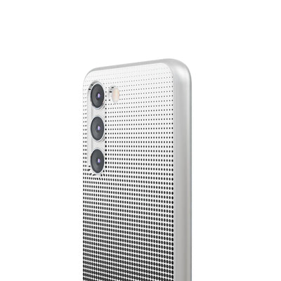 Black Lite Phone Case for Samsung - Obsidian Halftone Flux