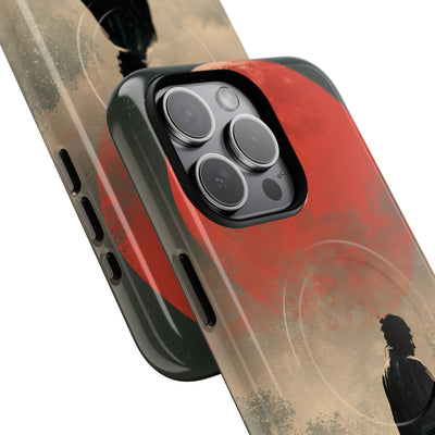 Crimson Moon Ronin · Tough 2.0 Magnetic Phone Case for iPhone · Red