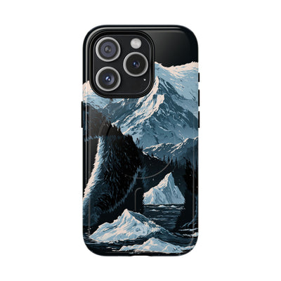 Nordic Arctic Bear · Tough 2.0 Magnetic Phone Case for iPhone · Black
