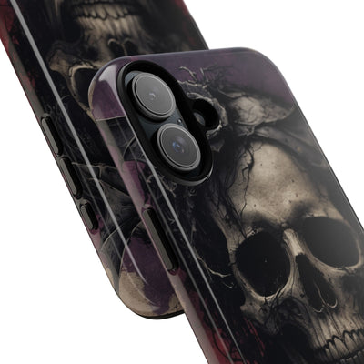 Skull Twilight iPhone 16 Plus Case - Tough