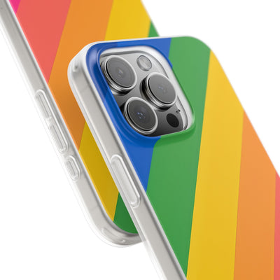 Vibrant Spectrum Slope · Soft Phone Case for iPhone