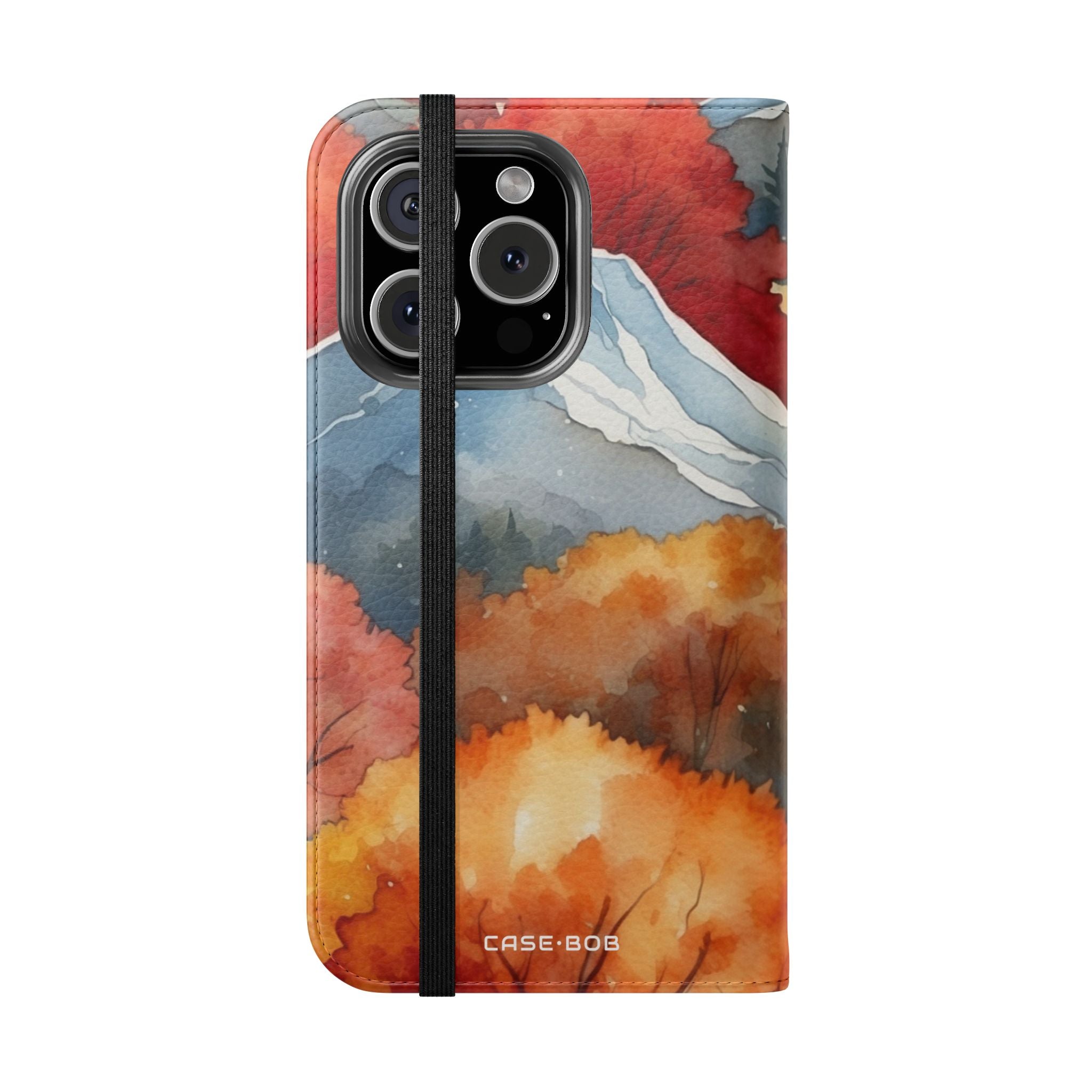 Snowcapped Ember Mountains - iPhone 16 Pro Case - Wallet
