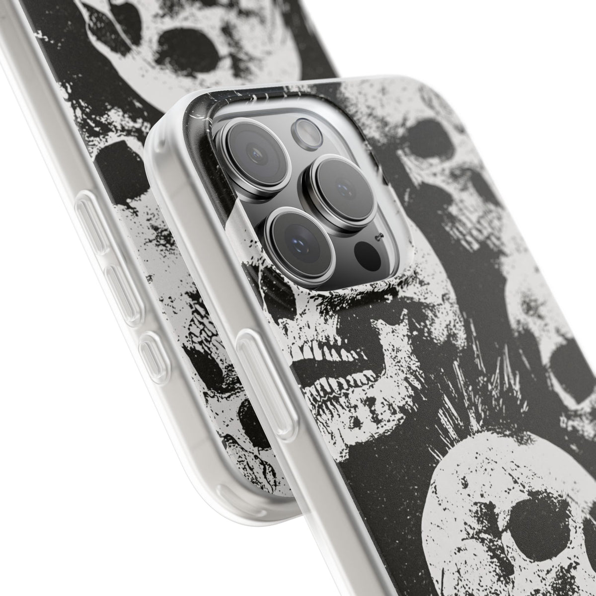 Punk Skull Riot · Lite Phone Case for iPhone ·  Black