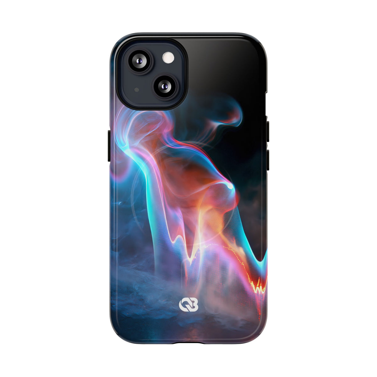 Neon Waveform · Tough 2.0 Magnetic Phone Case for iPhone · Black