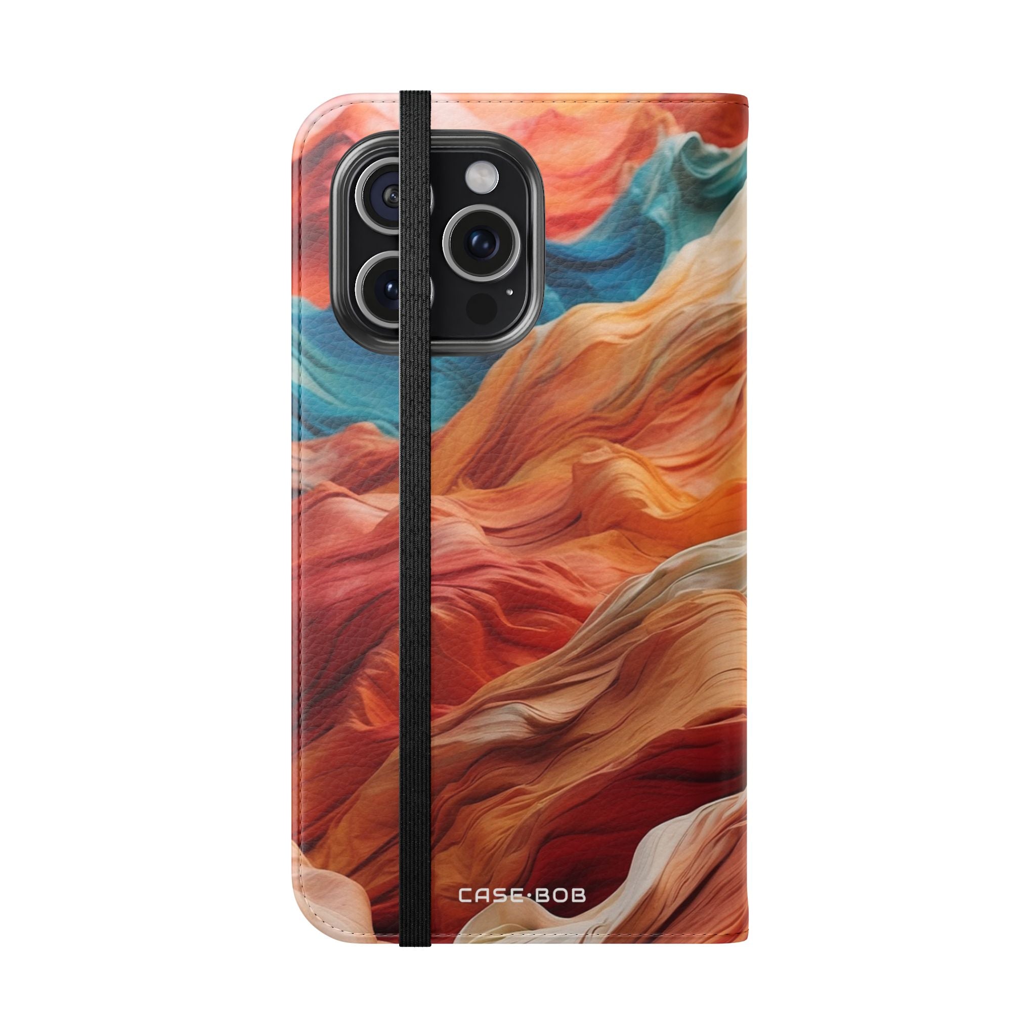 Fabric Peaks Sunset - iPhone 15 Pro Max Case - Wallet