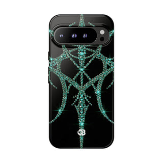 Teal Cyber Sigil · Tough Phone Case for Pixel ·  Teal