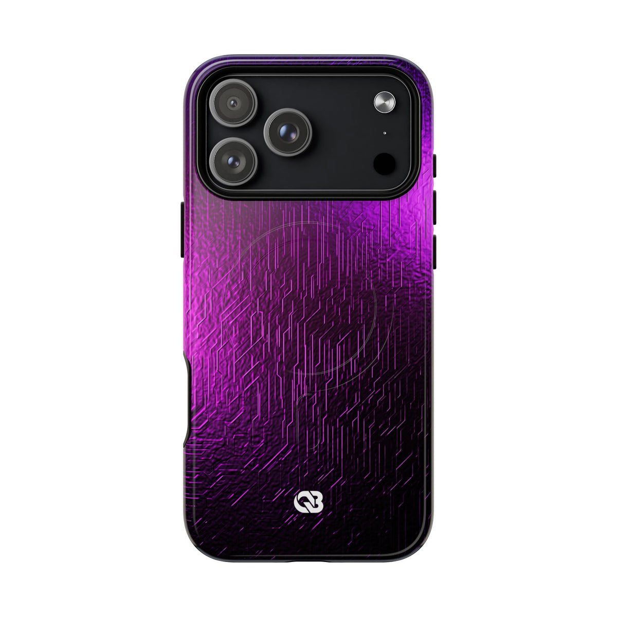 Violet Cyber Circuit · Tough 2.0 Magnetic Phone Case for iPhone · Purple