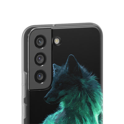 Nordic Aurora Fox · Lite Phone Case for Samsung · Teal