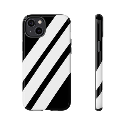 Obsidian White Bars · Tough Telefoncover for iPhone
