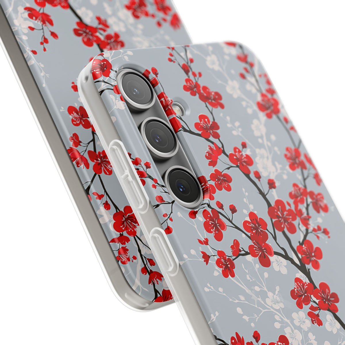 Scarlet Plum Blossom · Lite Phone Case for Samsung · Red