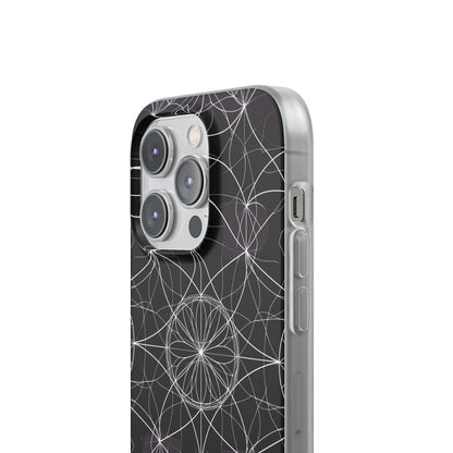 Strahlender Blütenblatt-Orbit iPhone 14 Pro Case - Soft