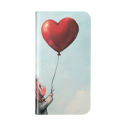 Hjerteballon Eventyr - iPhone 15 Plus Cover - Pung