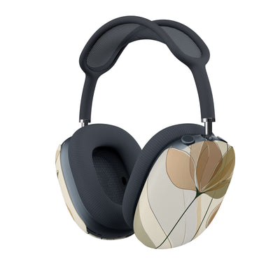 Translucent Petal Contour · Hard Case for AirPods Max · Beige
