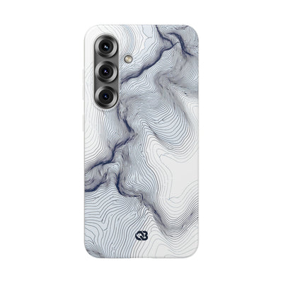 Nordic Ridge Contour · Lite Phone Case for Samsung · White