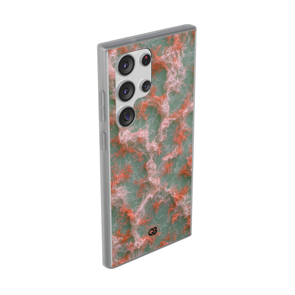 Coral Pixel Matrix · Lite Phone Case for Samsung · Green