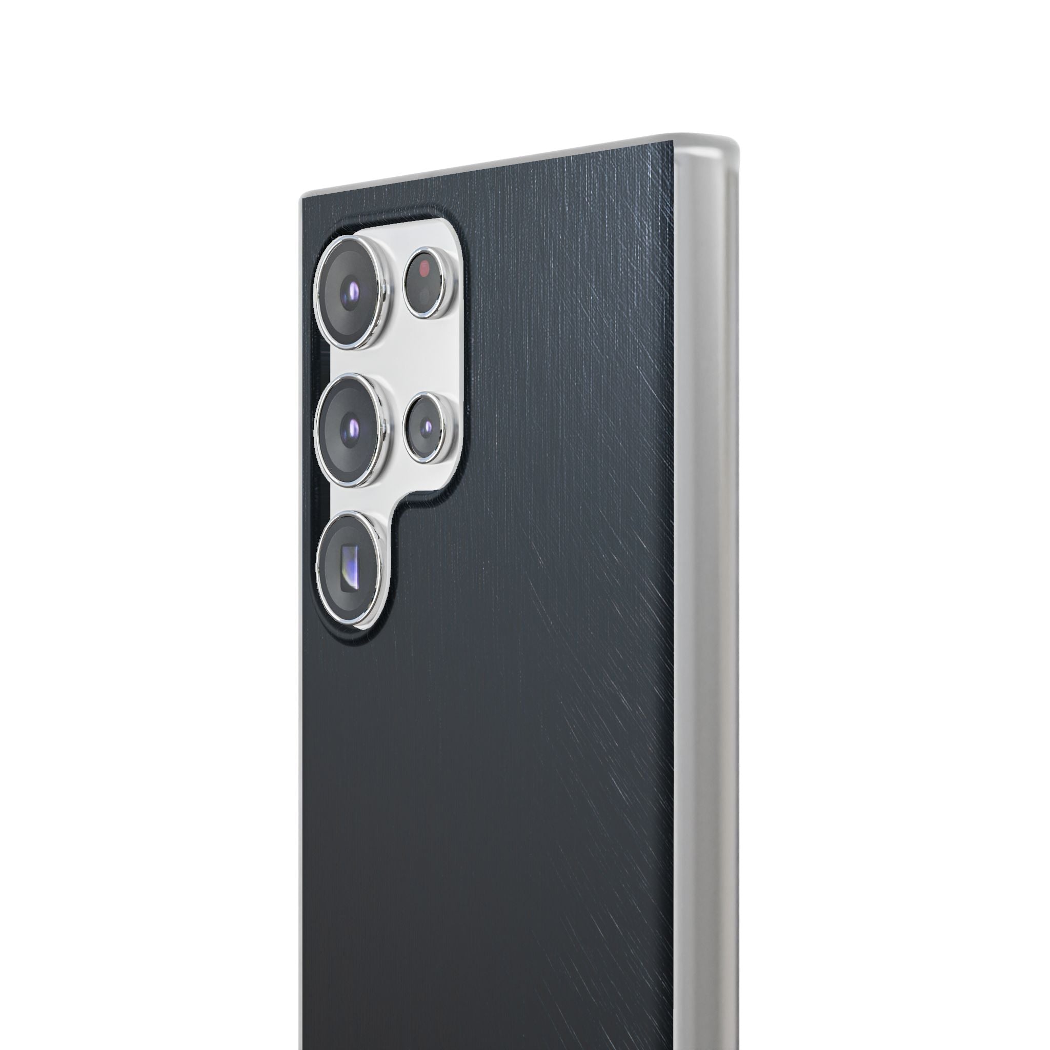 Black Lite Phone Case for Samsung - Midnight Brushed Grain