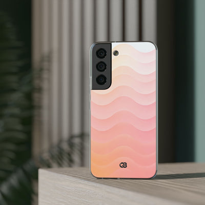 Blush Horizon Waves · Lite Phone Case for Samsung · Pink