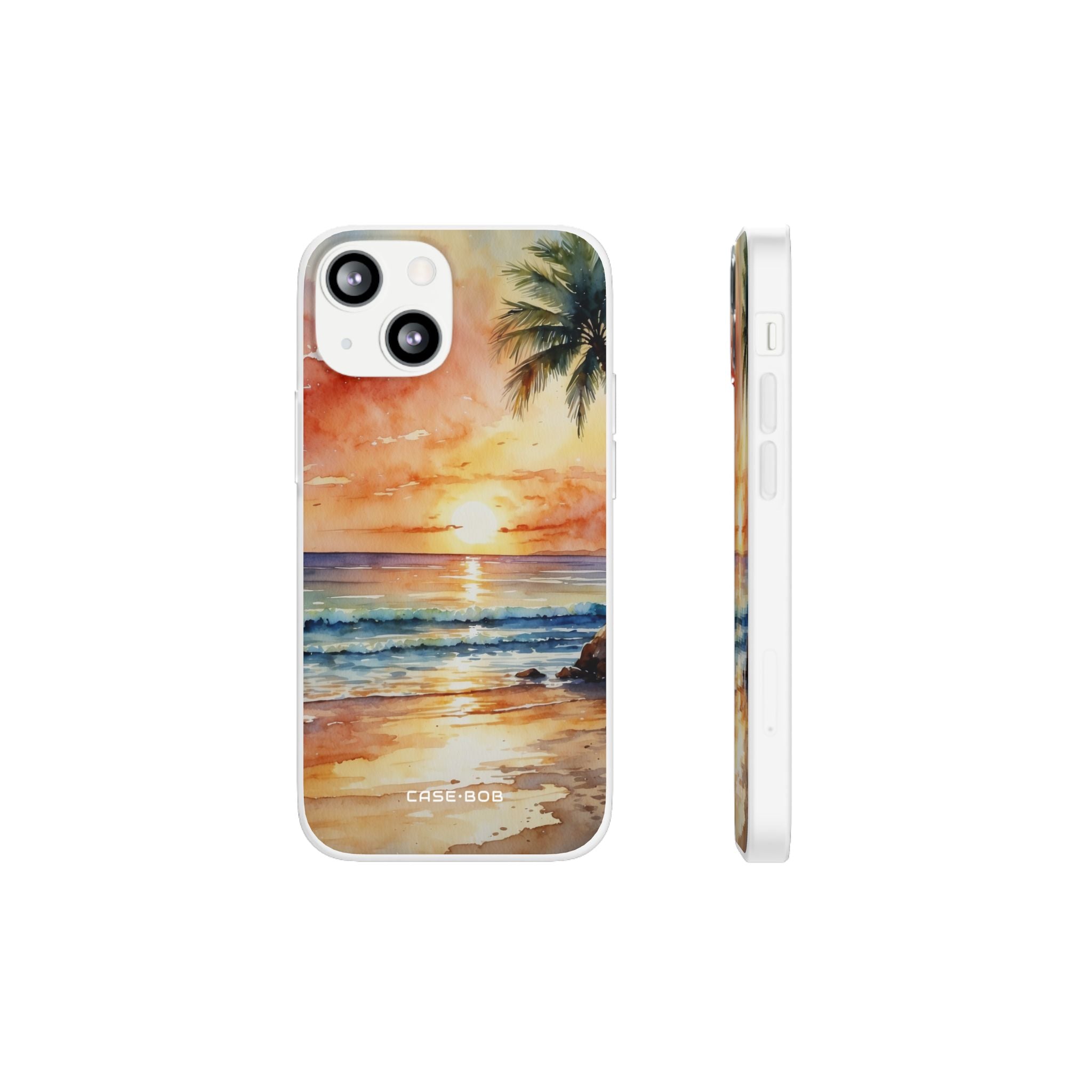 Sunset Palm iPhone 13 mini Case - Soft