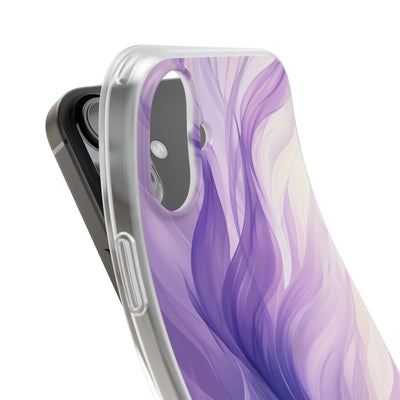 Amethyst Silk Waves · Soft Phone Case for iPhone