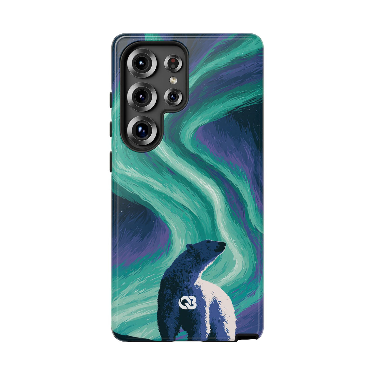 Arctic Aurora Bear · Tough Phone Case for Samsung · Teal