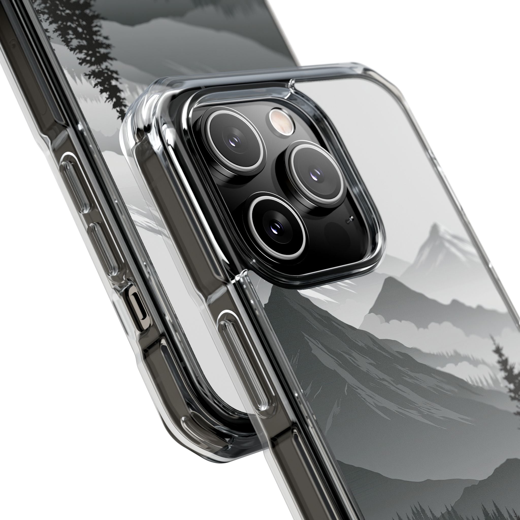 Grey Impact MagSafe Phone Case for iPhone - Granite Ridge Mist