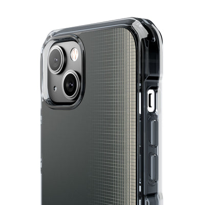 Grey Impact MagSafe Phone Case for iPhone - Charcoal Tech Grid