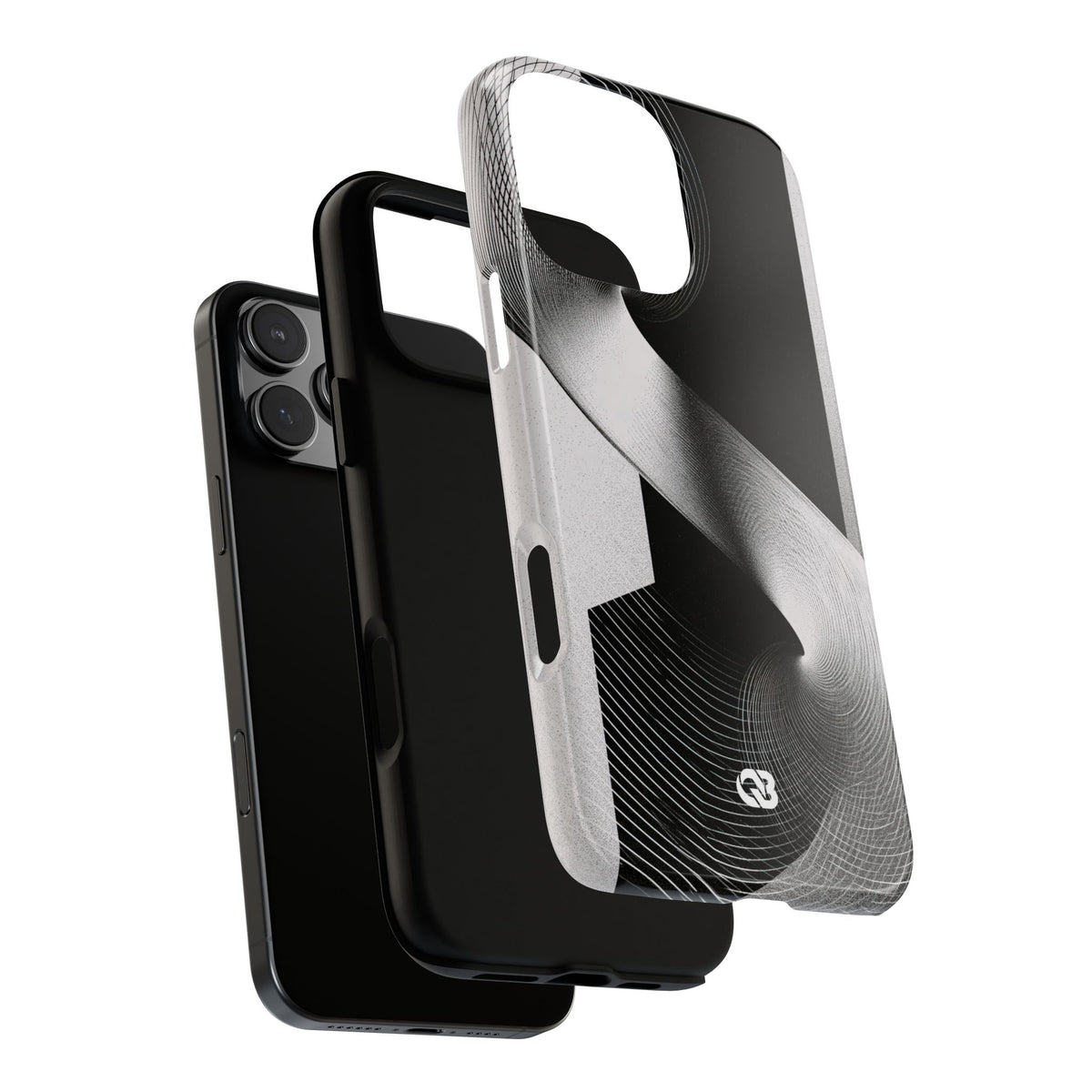 Orbital Helix · Tough Phone Case for iPhone · Black