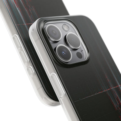 Black Lite Phone Case for iPhone - Corrupted Data Stream