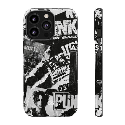 Underground Punk Collage · Tough Phone Case for iPhone · Black