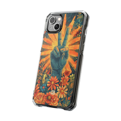 Radiant Peace Bloom · Impact etui na telefon dla iPhone · MagSafe