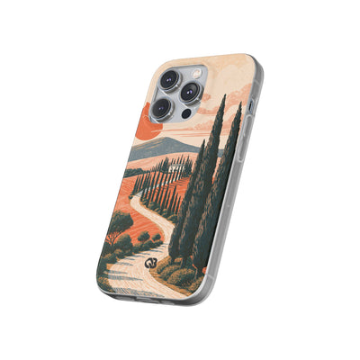 Tuscan Cypress Horizon · Lite Phone Case for iPhone ·  Orange