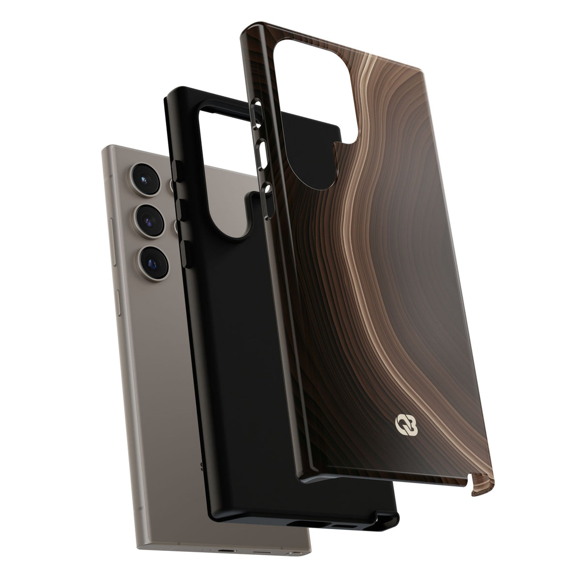 Umber Strata · Tough Phone Case for Samsung · Brown