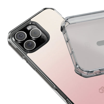 Pink Impact MagSafe Phone Case for iPhone - Frosted Blush Horizon