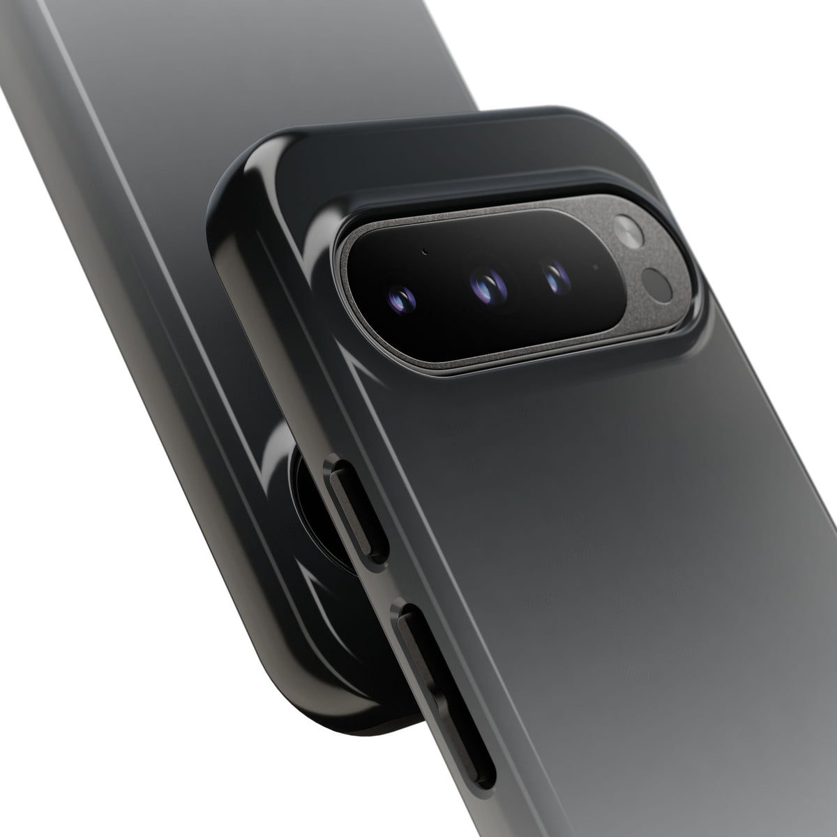 Noir Ombre Fade · Tough Phone Case for Pixel ·  Black