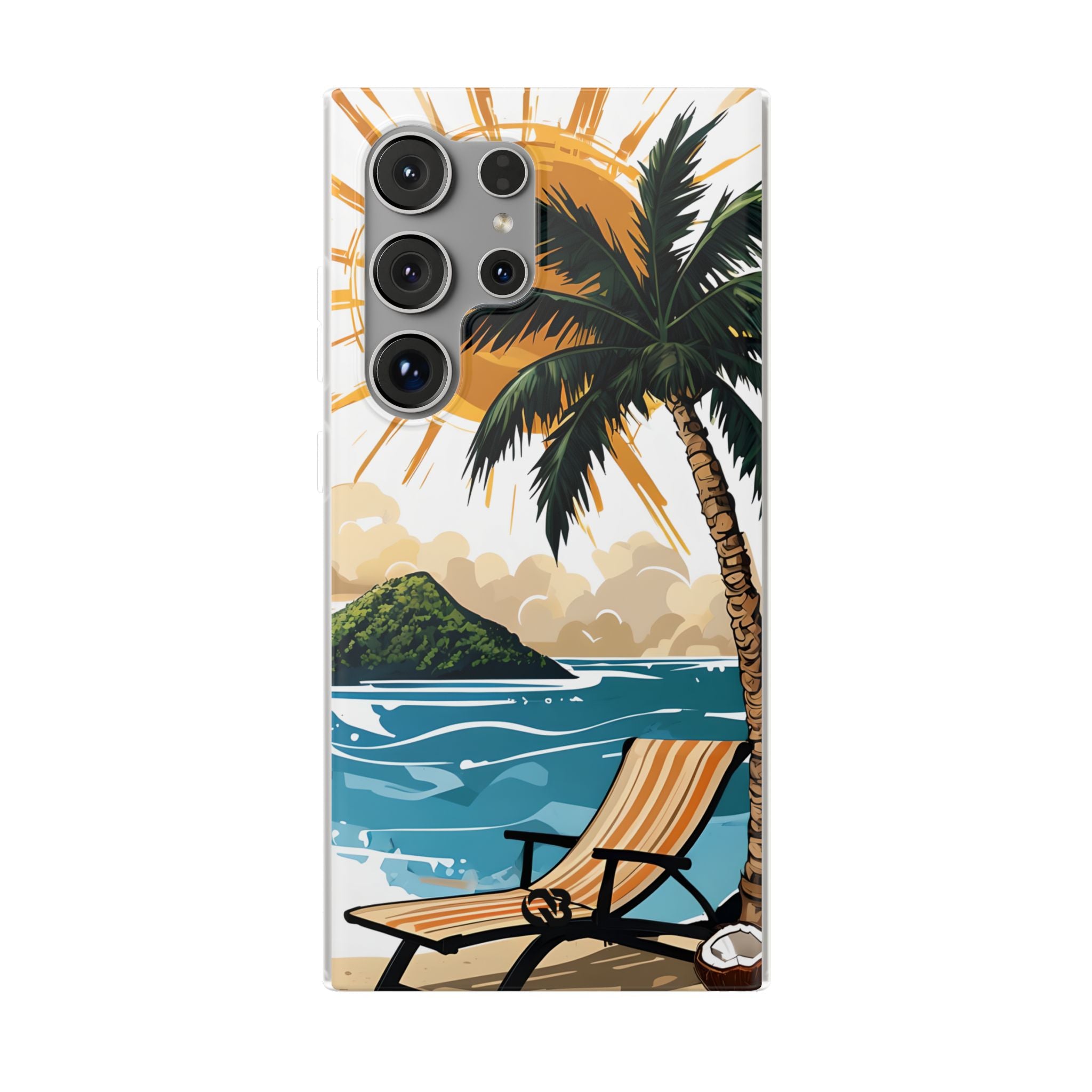 Radiant Coast Solitude · Soft Handyhülle für Samsung