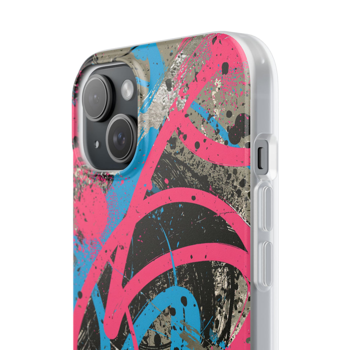 Cyber Splatter Flow · Lite Phone Case for iPhone ·  Pink