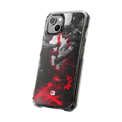 Shattered Crimson Duel · Impact Hoesje voor iPhone · Magsafe