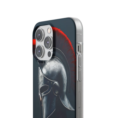 Hopeinen Centurion iPhone 14 Pro Max -pehmeä suojakotelo