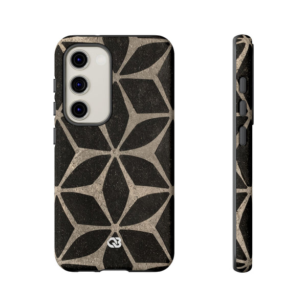 Concrete Mosaic Star · Tough Phone Case for Samsung · Black