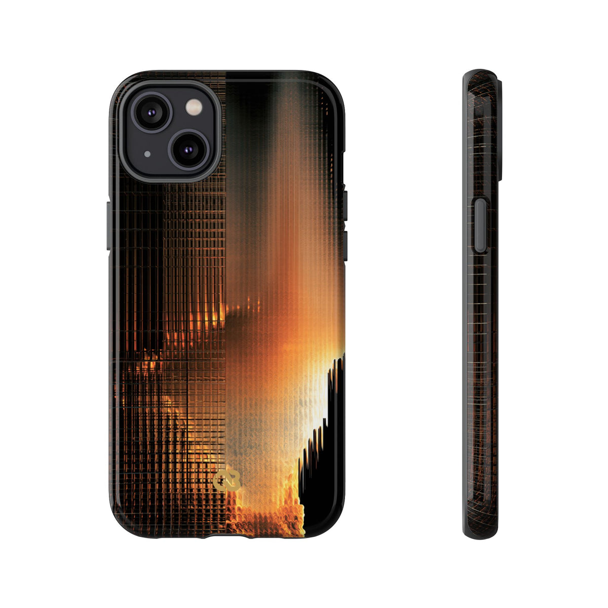 Luminous Grid · Tough Phone Case for iPhone · Black