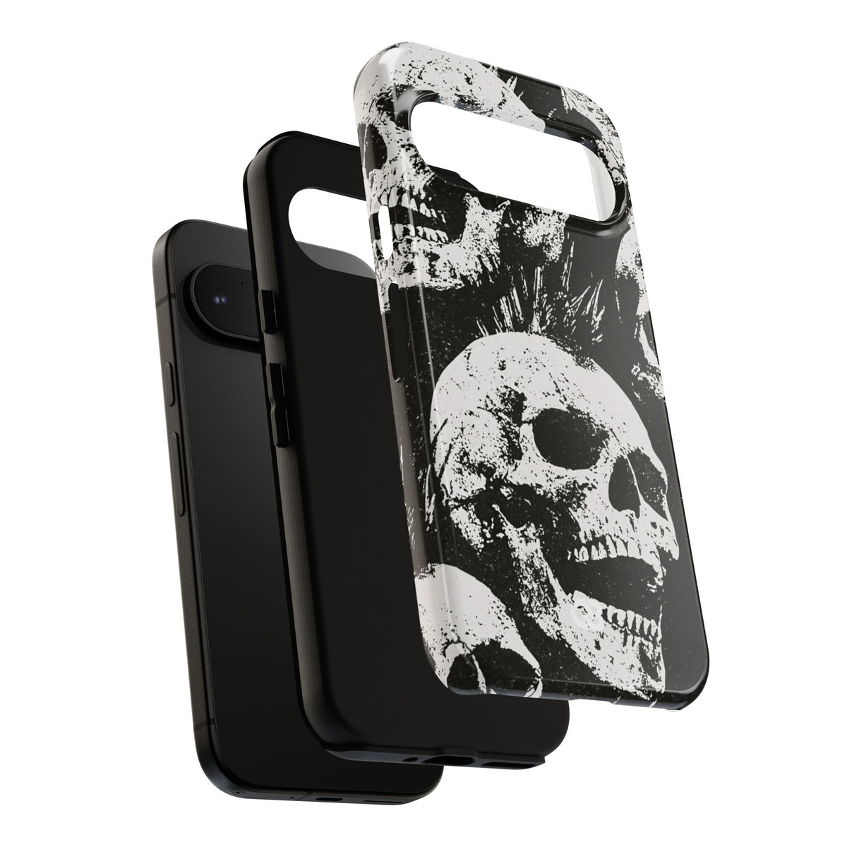 Punk Skull Riot · Tough Phone Case for Pixel ·  Black
