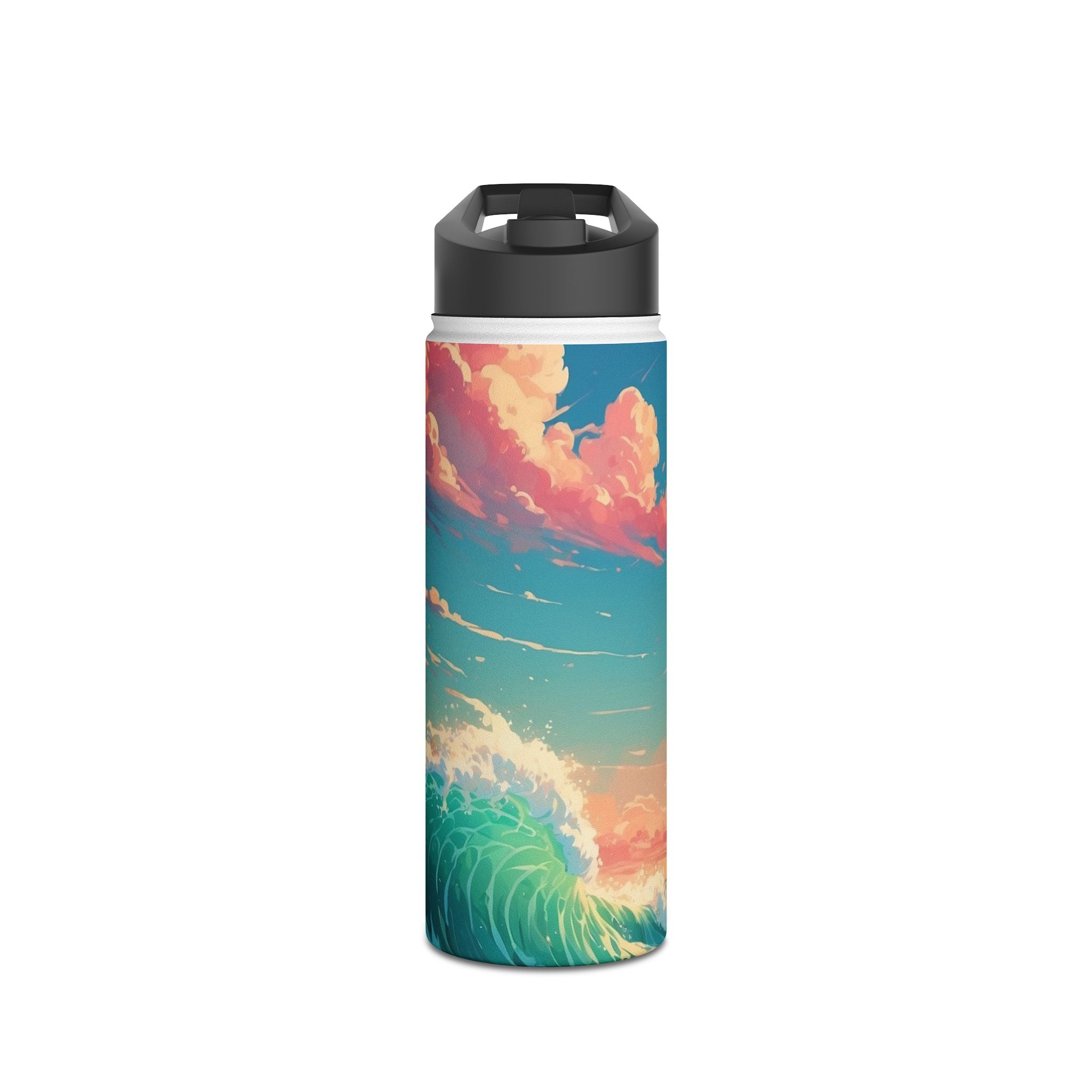 Sunset Wave - Stainless Steel Water Bottle