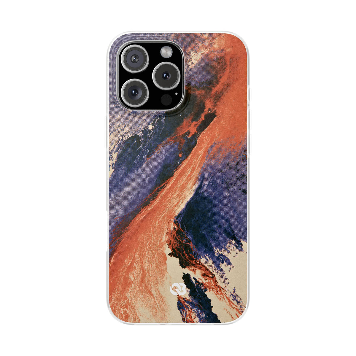 Solar Aura Drift · Lite Phone Case for iPhone ·  Orange