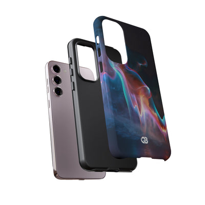 Neon Waveform · Tough Phone Case for Samsung · Black